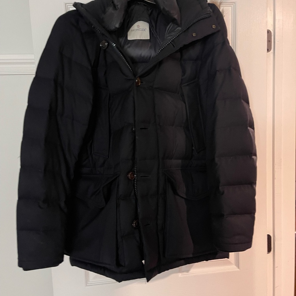 Moncler Men's Dark Puffer Coat